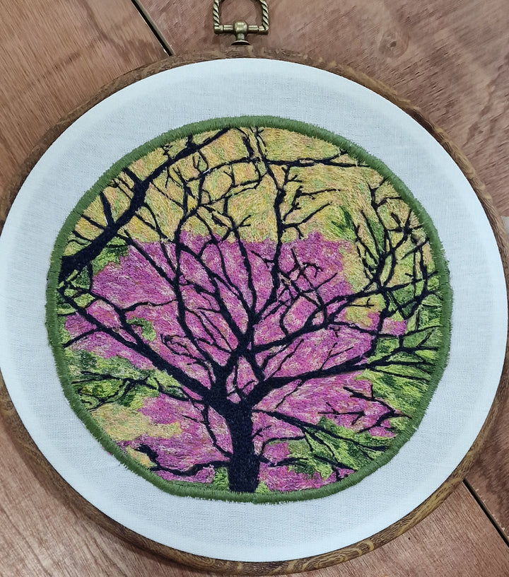Machine Stitched Trees Workshop: Bringing Nature to Fabric with Ruth Holmes