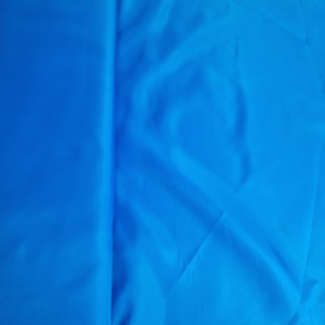 Blue polyester lining fabric aailable at Eau Brink Studio