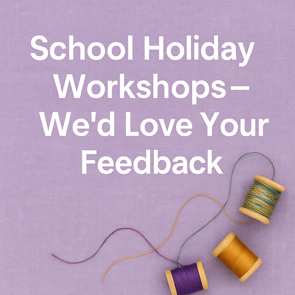 Changing Patterns at Eau Brink Studio: School Holidays and Workshop Bookings