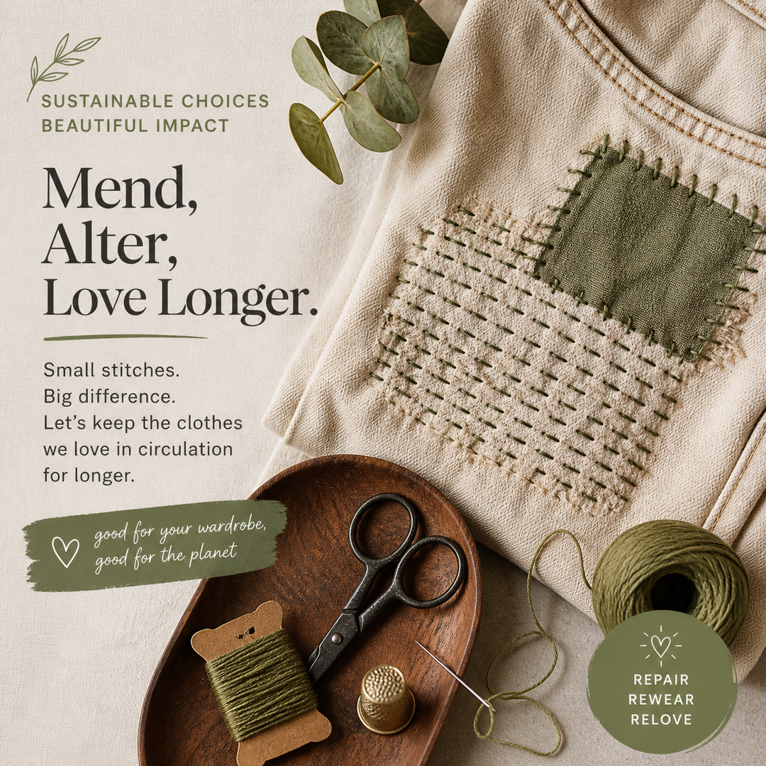 Loved Clothes Last Longer: Why Mending Matters More Than Ever