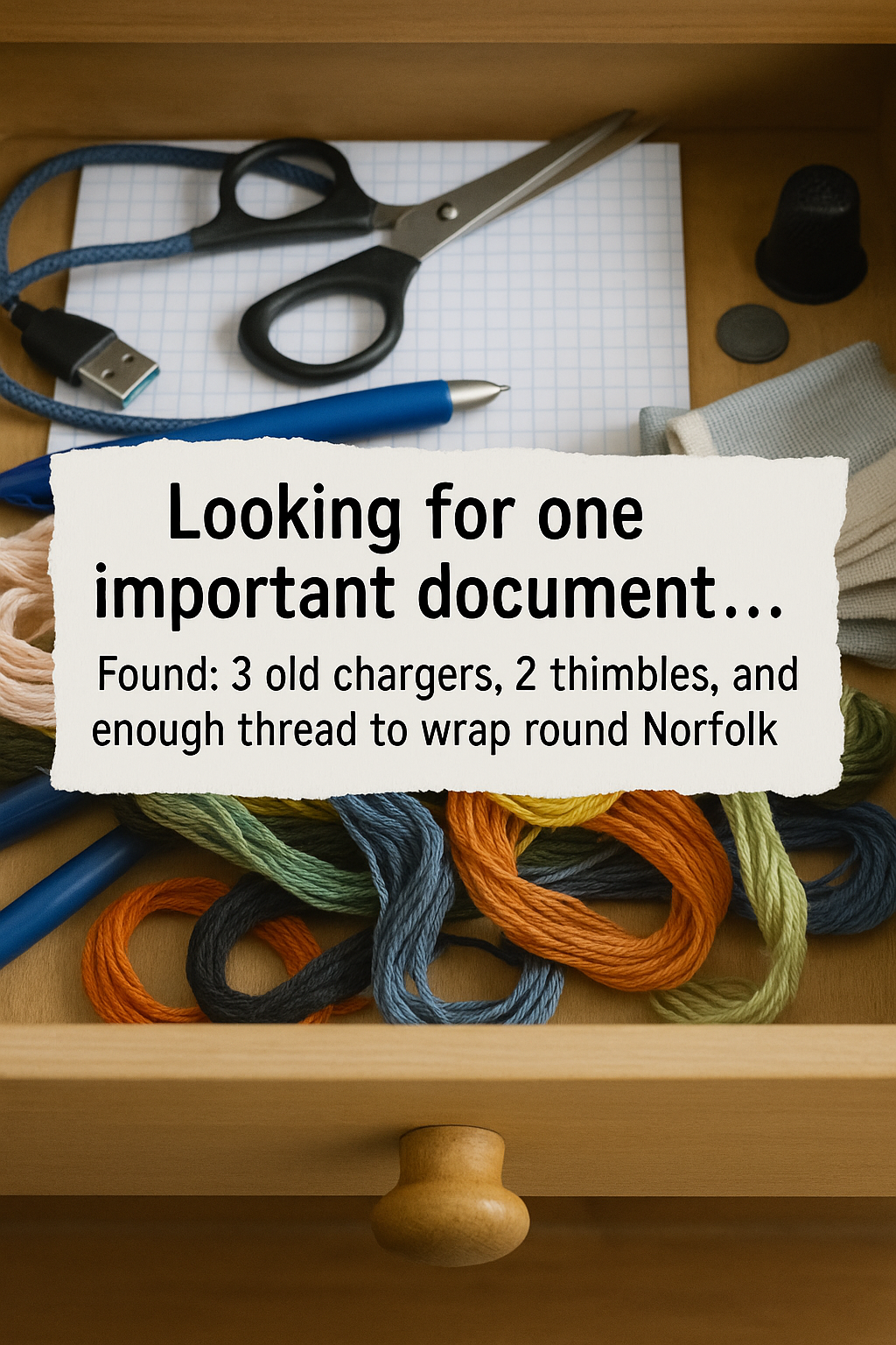The Great Document Hunt (or How to Accidentally Spring Clean Your Entire Life)