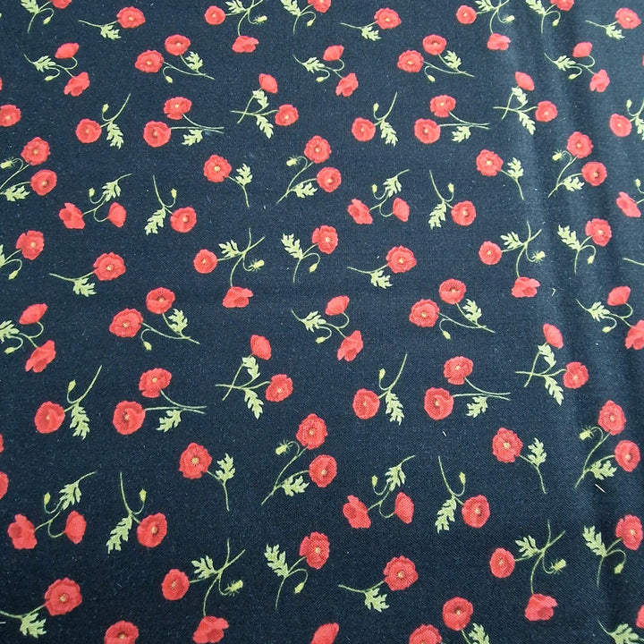 Lewis and Irene Poppies Fabric - 15 colours