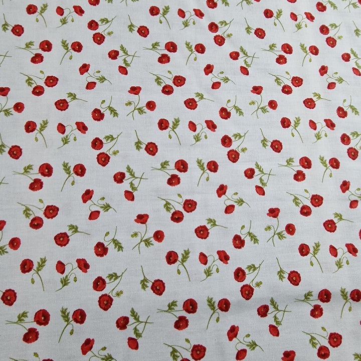 Lewis and Irene Poppies Fabric - 15 colours