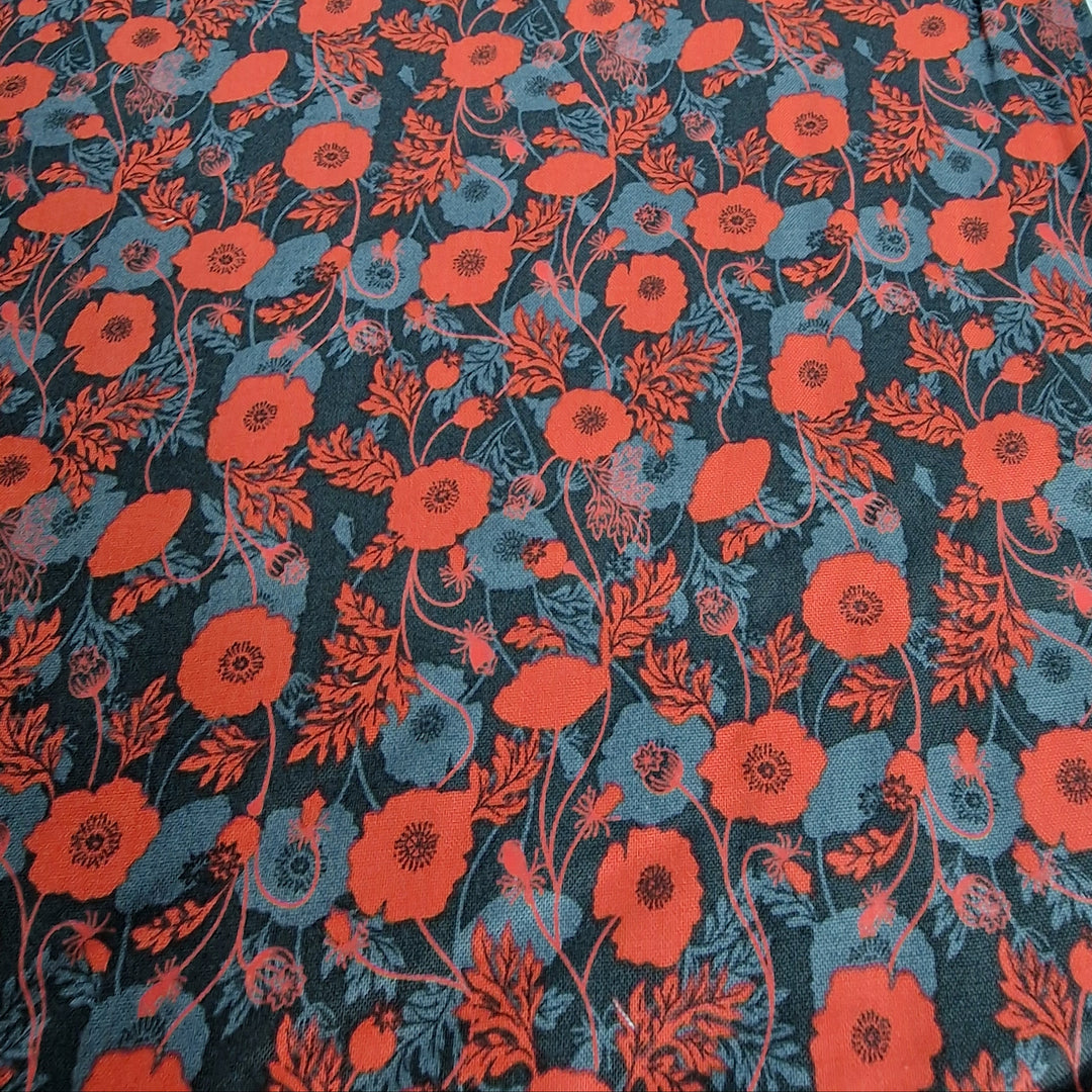 Lewis and Irene Poppies Fabric - 15 colours