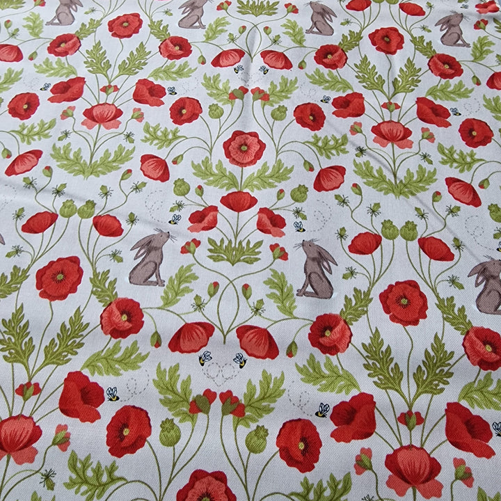 Lewis and Irene Poppies Fabric - 15 colours