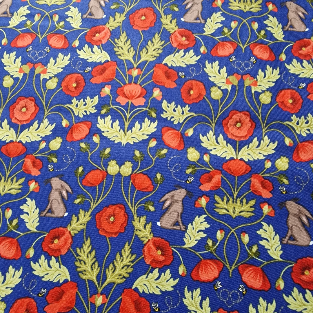 Lewis and Irene Poppies Fabric - 15 colours