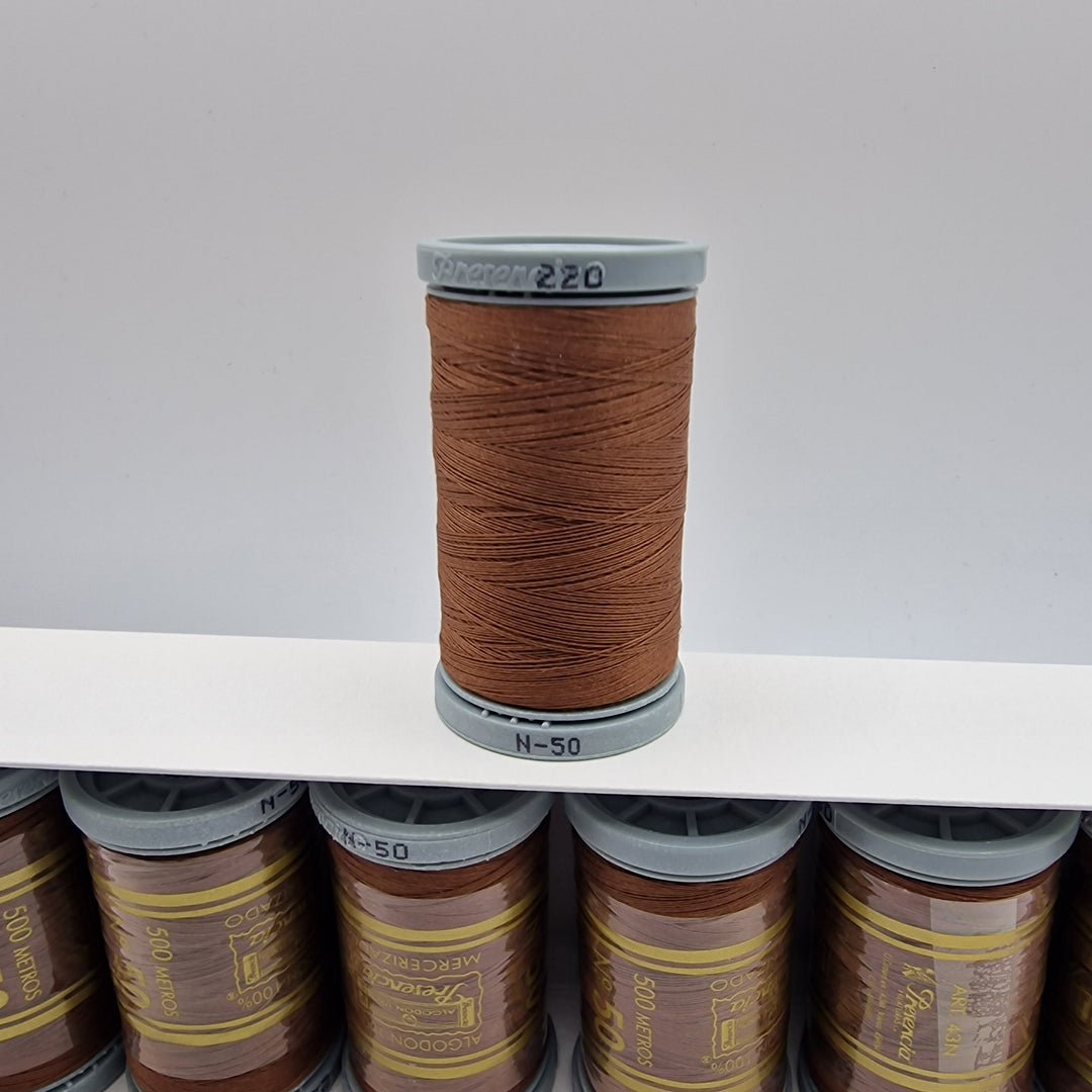 Presencia Threads -Mercerized 100%  Cotton - Brown