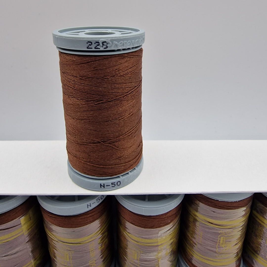 Presencia Threads -Mercerized 100%  Cotton - Brown