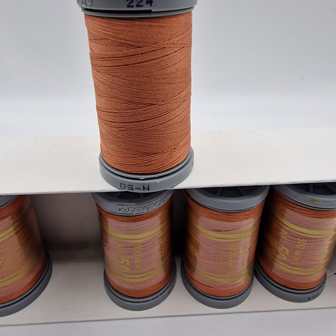 Presencia Threads -Mercerized 100%  Cotton - Orange/Rustic