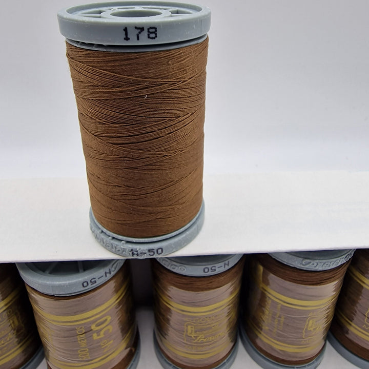 Presencia Threads -Mercerized 100%  Cotton - Brown