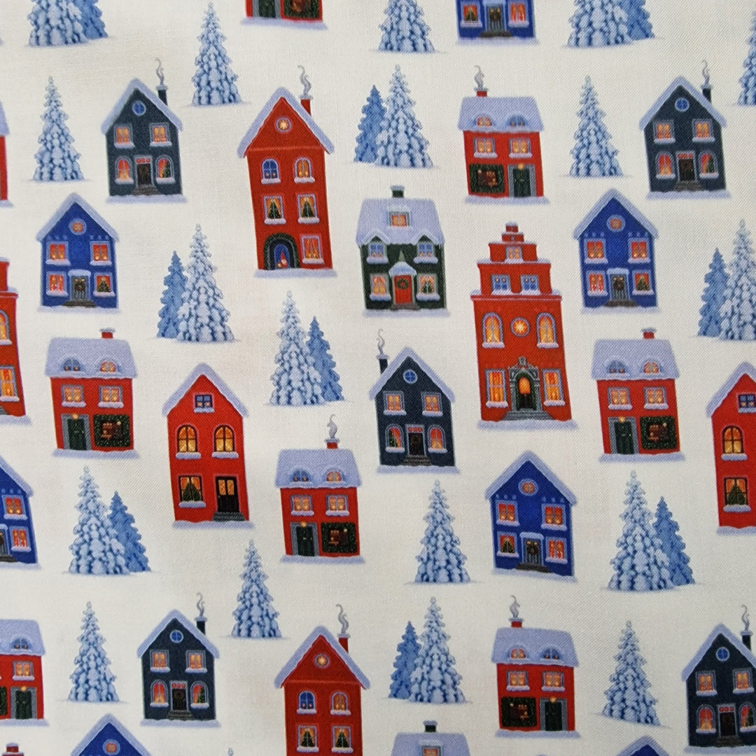 Lewis & Irene Totem’s Village Christmas Fabric Collection