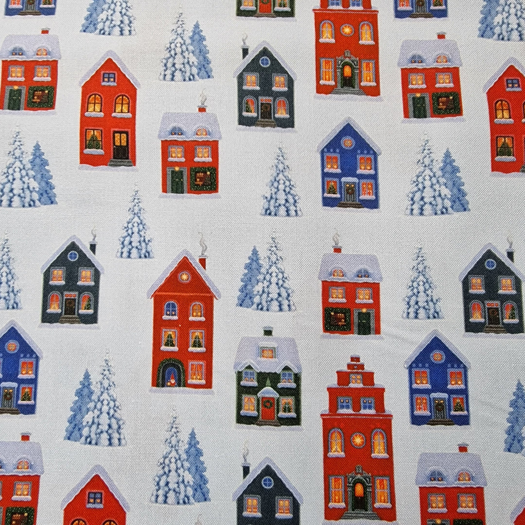 Lewis & Irene Totem’s Village Christmas Fabric Collection