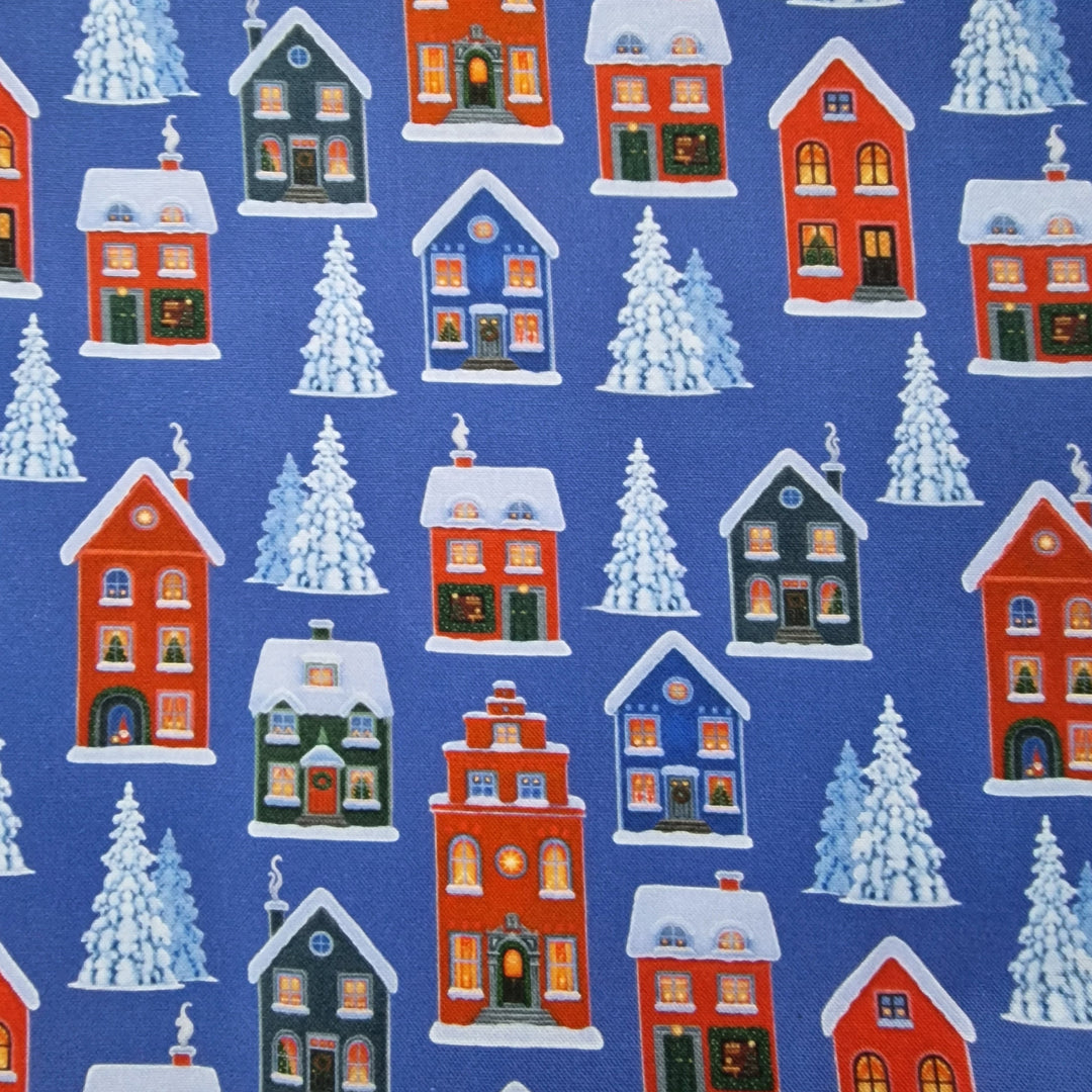 Lewis & Irene Totem’s Village Christmas Fabric Collection