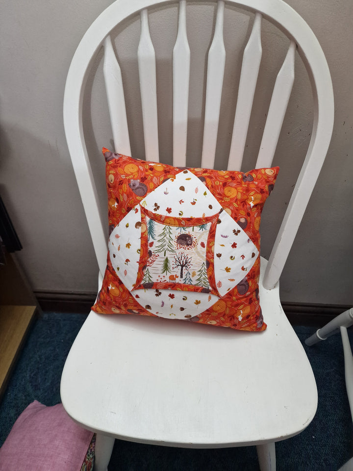 Cathedral Window Cushions – Handmade 14.5" Cushions