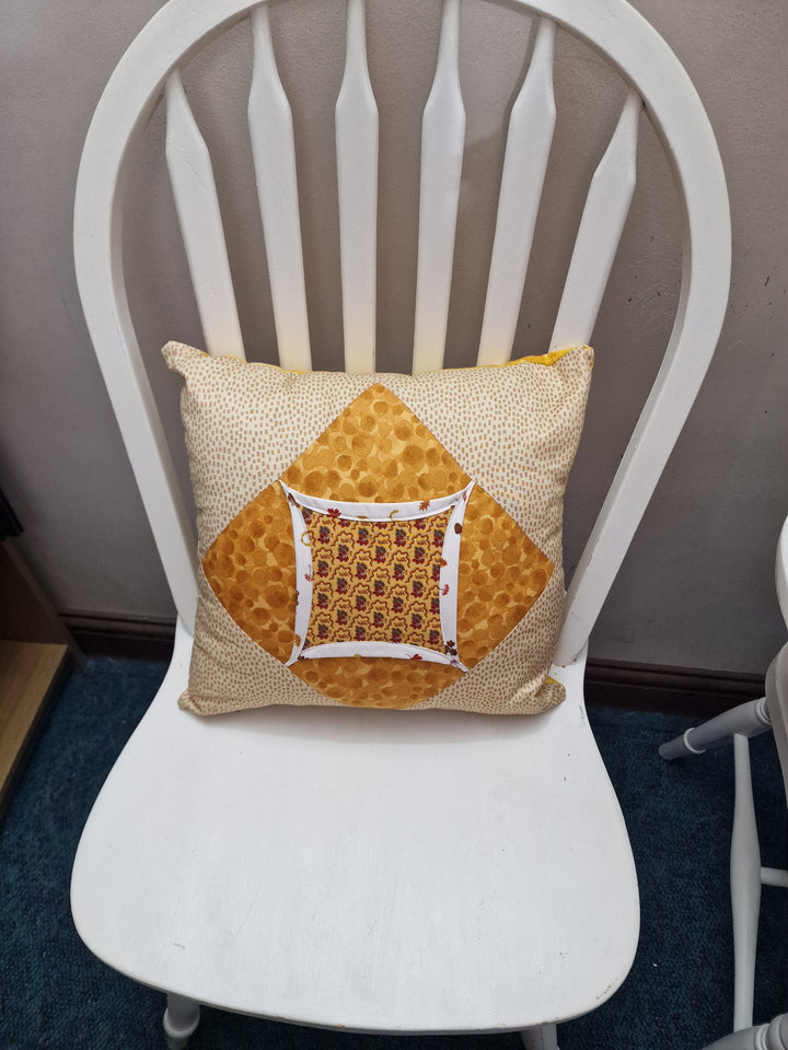 Cathedral Window Cushions – Handmade 14.5" Cushions