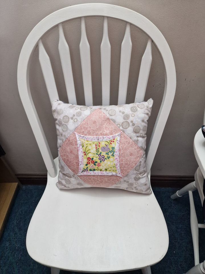 Cathedral Window Cushions – Handmade 14.5" Cushions