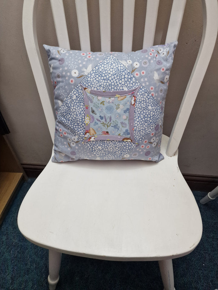 Cathedral Window Cushions – Handmade 14.5" Cushions