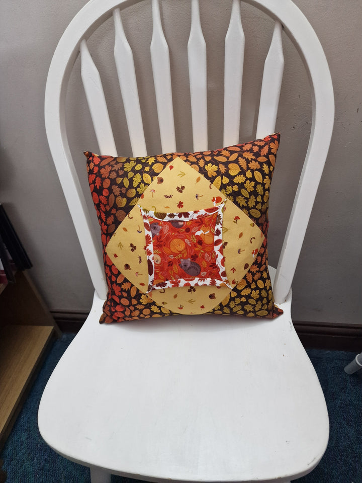Cathedral Window Cushions – Handmade 14.5" Cushions