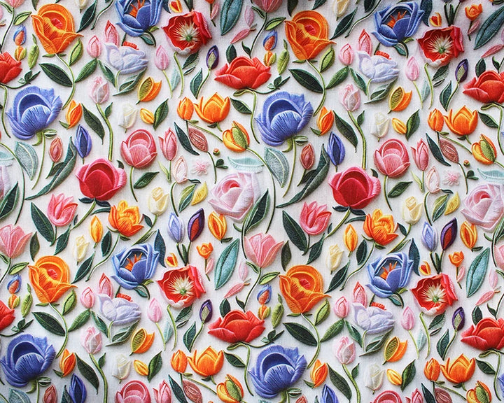 Little Johnny 3D Digital Print Fabric – Cotton Fat Quarter