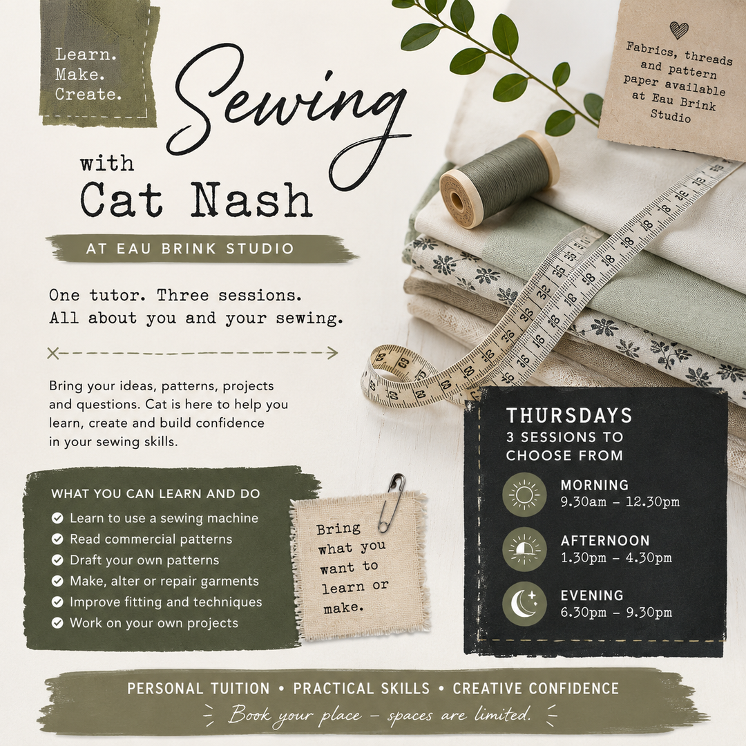 Monthly Sewing Sessions with Cat Nash