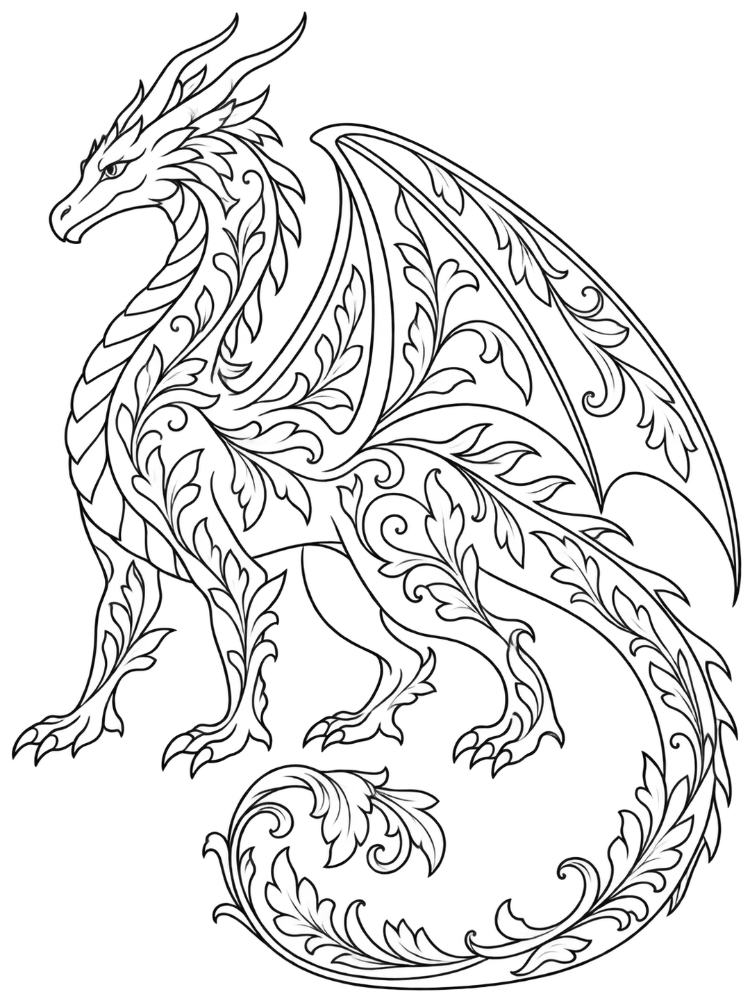 Decorative Creatures: Contemporary Crewelwork – Dragon