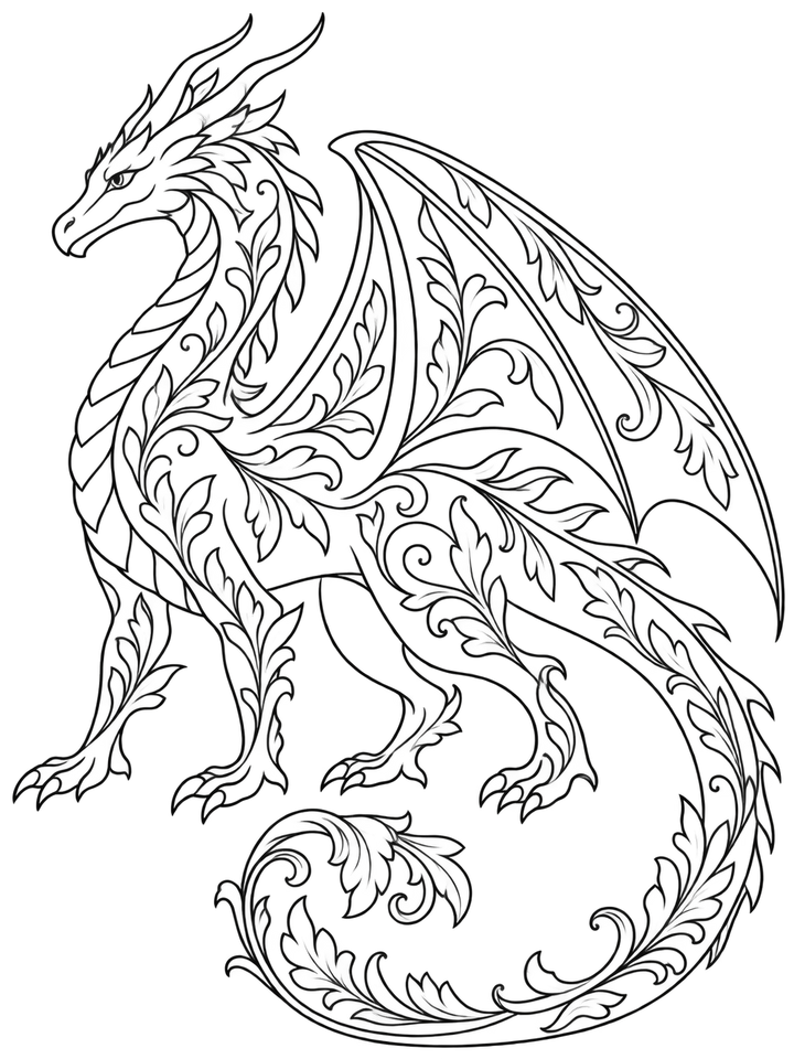 Decorative Creatures: Contemporary Crewelwork – Dragon