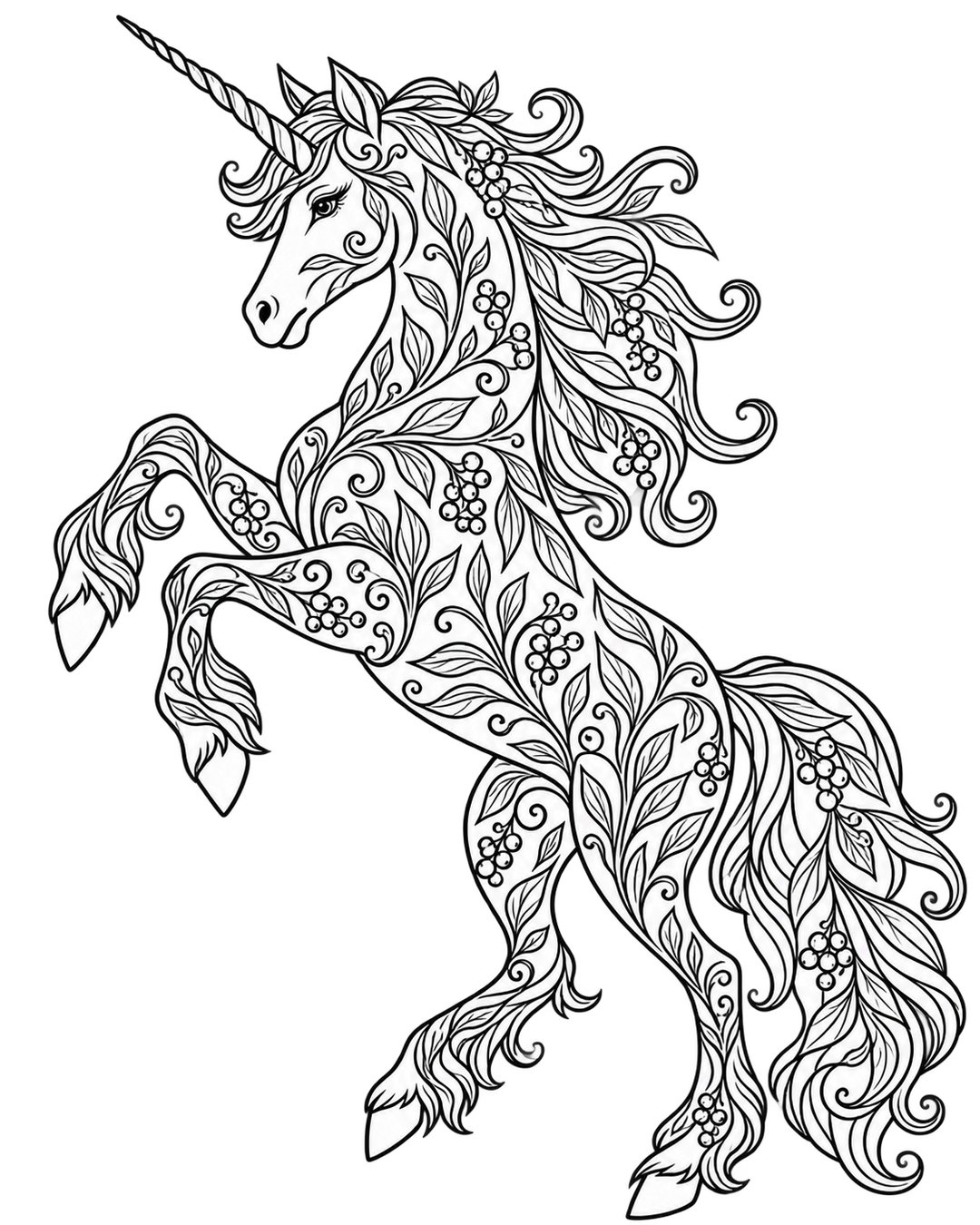 Decorative Creatures: Contemporary Crewelwork – Unicorn