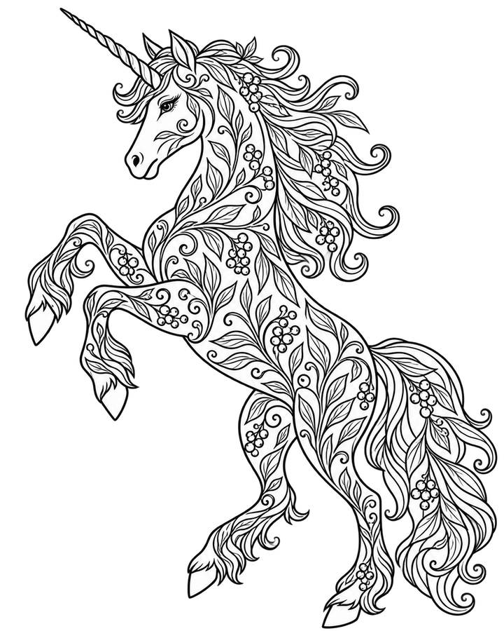 Decorative Creatures: Contemporary Crewelwork – Unicorn