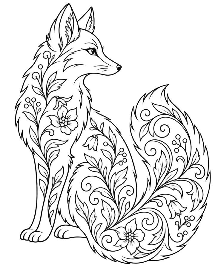 Decorative Creatures: Contemporary Crewelwork – Fox