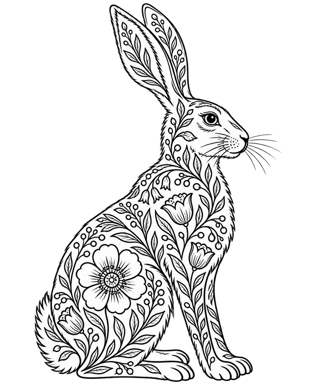 Decorative Creatures: Contemporary Crewelwork – Hare