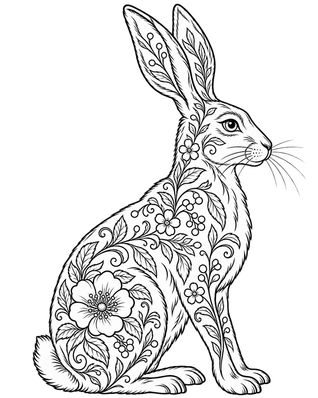 Decorative Creatures: Contemporary Crewelwork – Hare