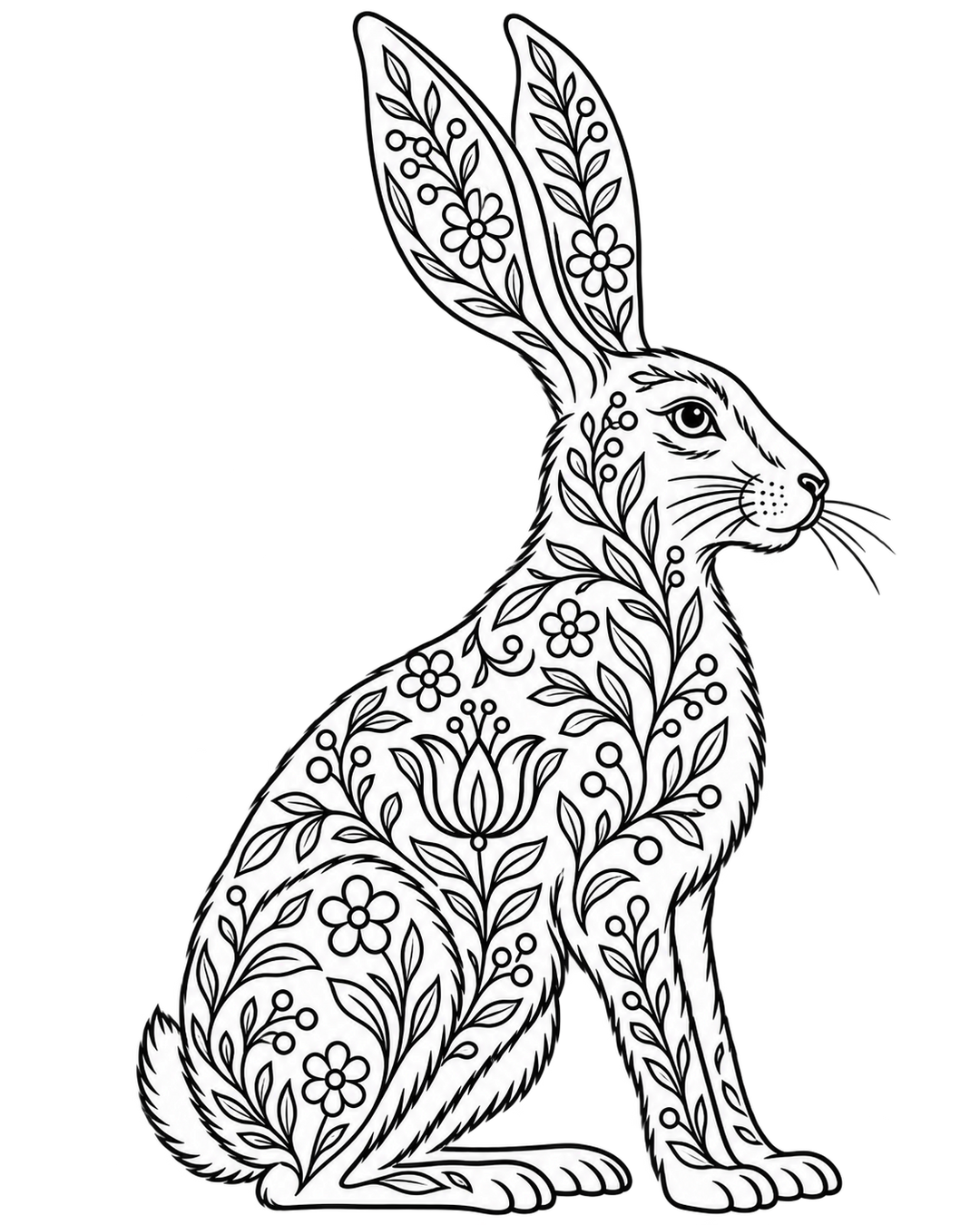 Decorative Creatures: Contemporary Crewelwork – Hare