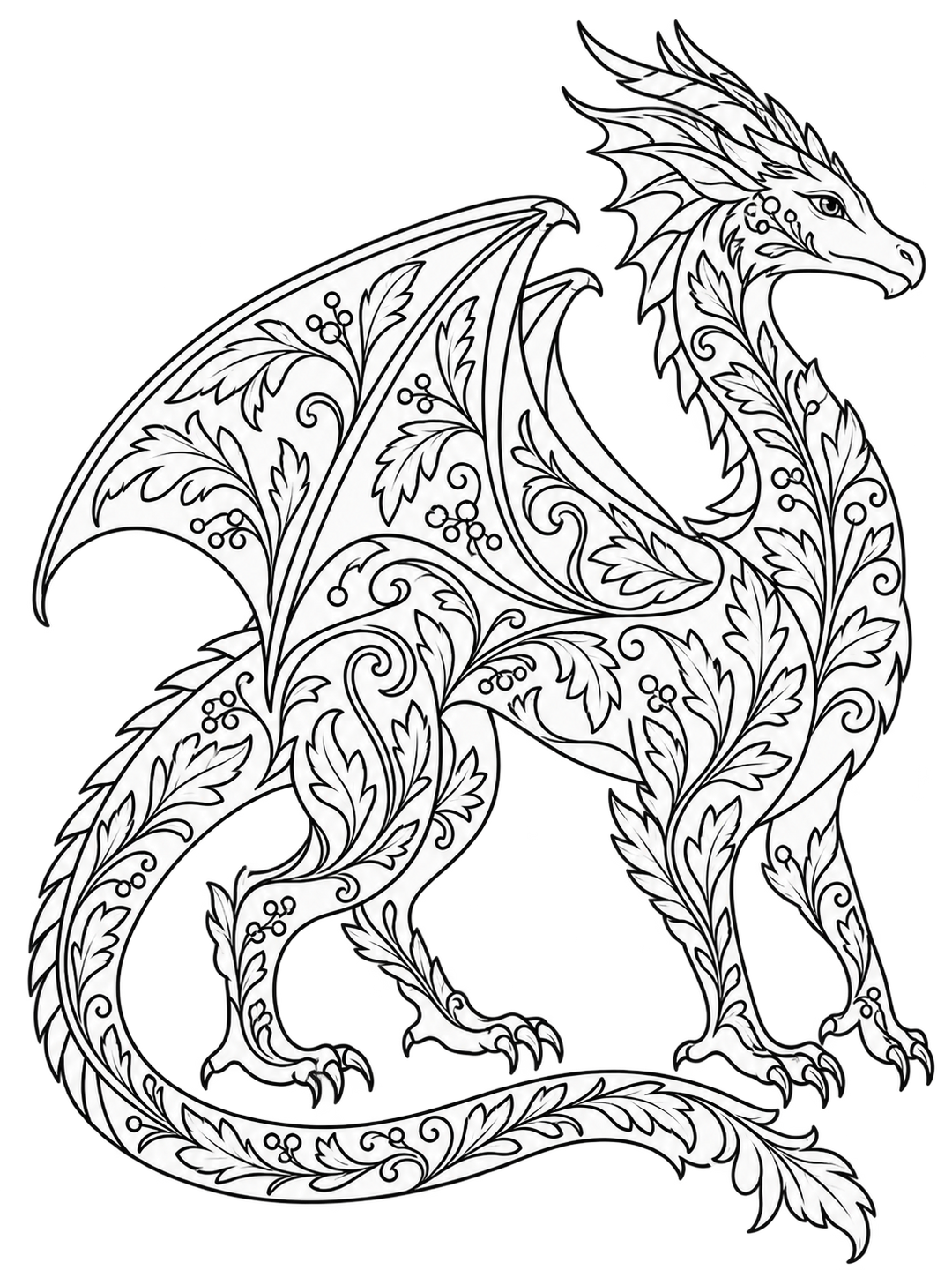 Decorative Creatures: Contemporary Crewelwork – Dragon