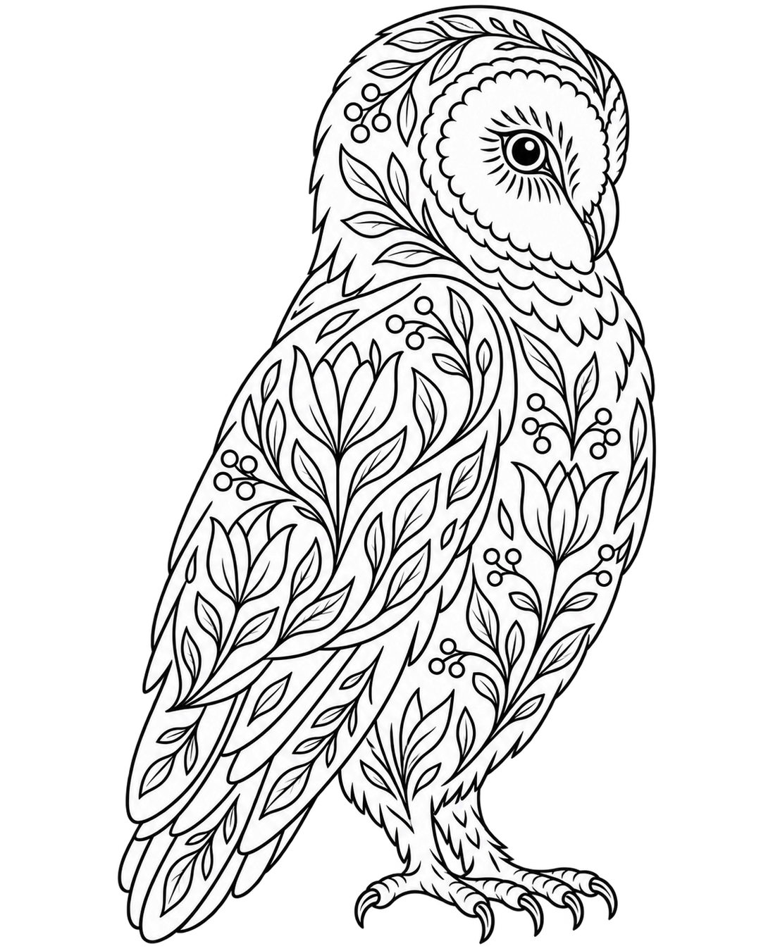 Decorative Creatures: Contemporary Crewelwork – Owl