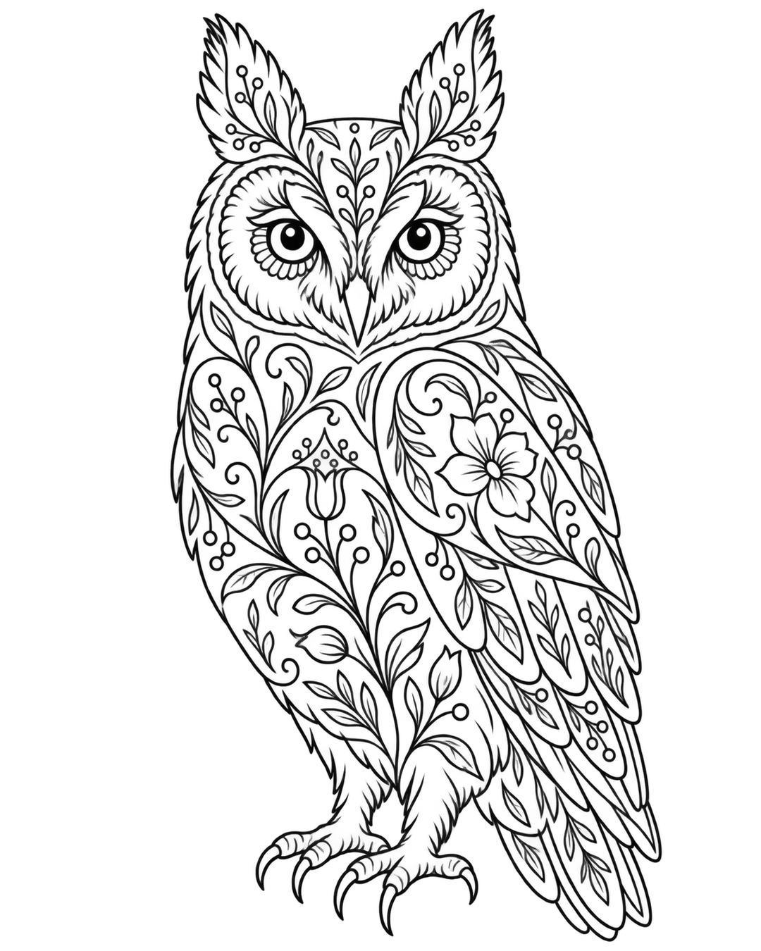 Decorative Creatures: Contemporary Crewelwork – Owl