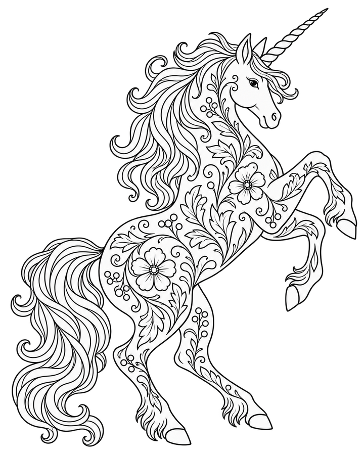 Decorative Creatures: Contemporary Crewelwork – Unicorn