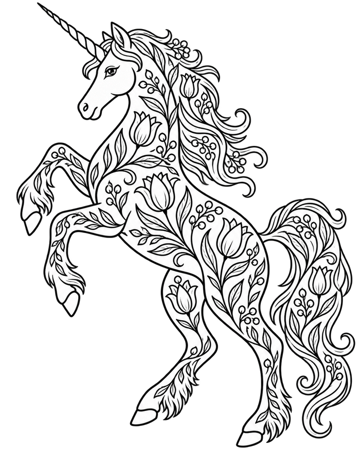 Decorative Creatures: Contemporary Crewelwork – Unicorn