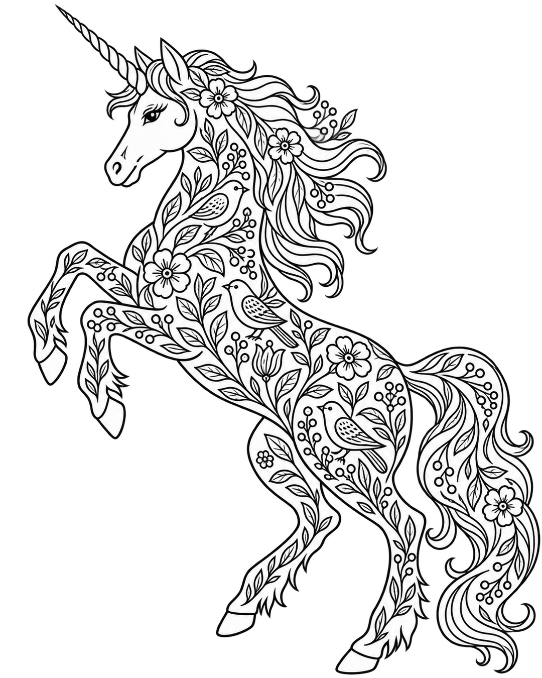 Decorative Creatures: Contemporary Crewelwork – Unicorn