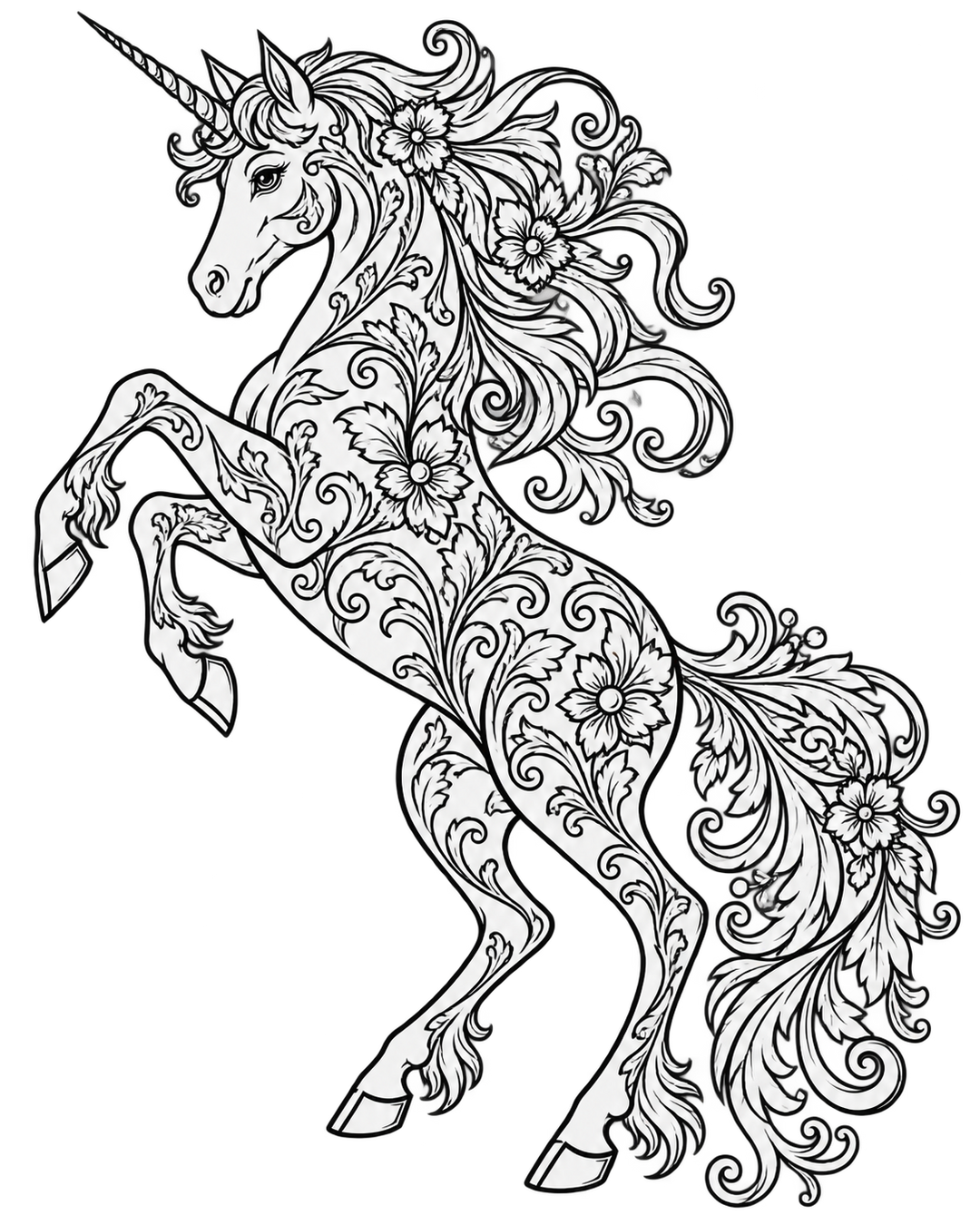 Decorative Creatures: Contemporary Crewelwork – Unicorn