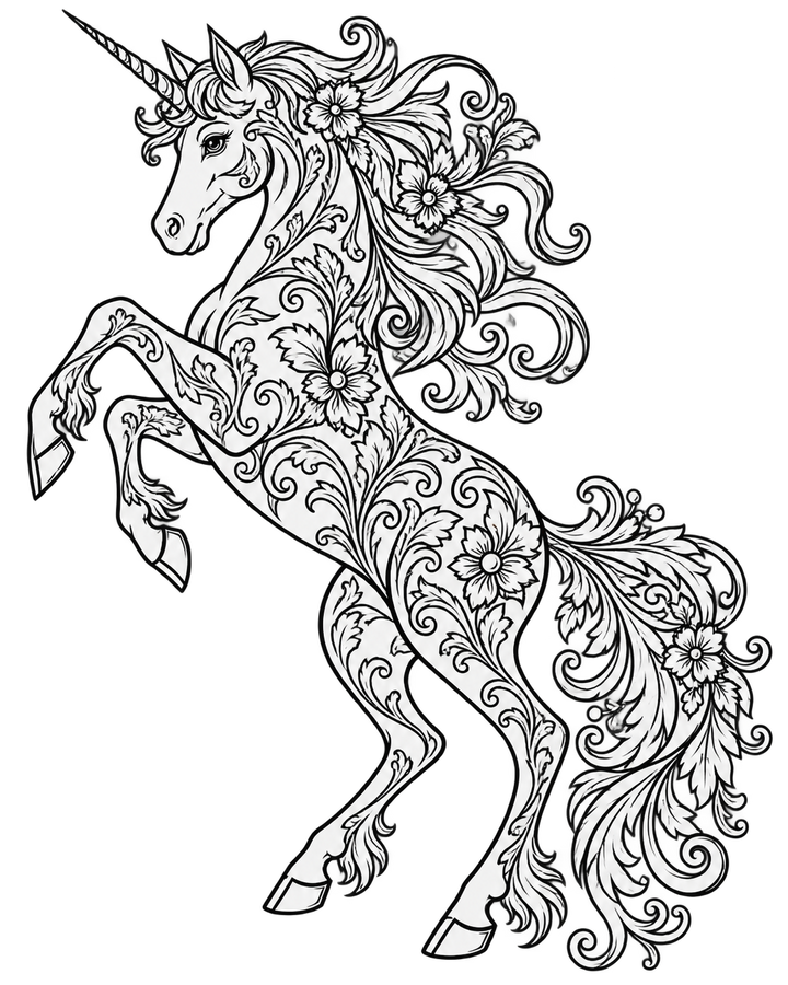 Decorative Creatures: Contemporary Crewelwork – Unicorn