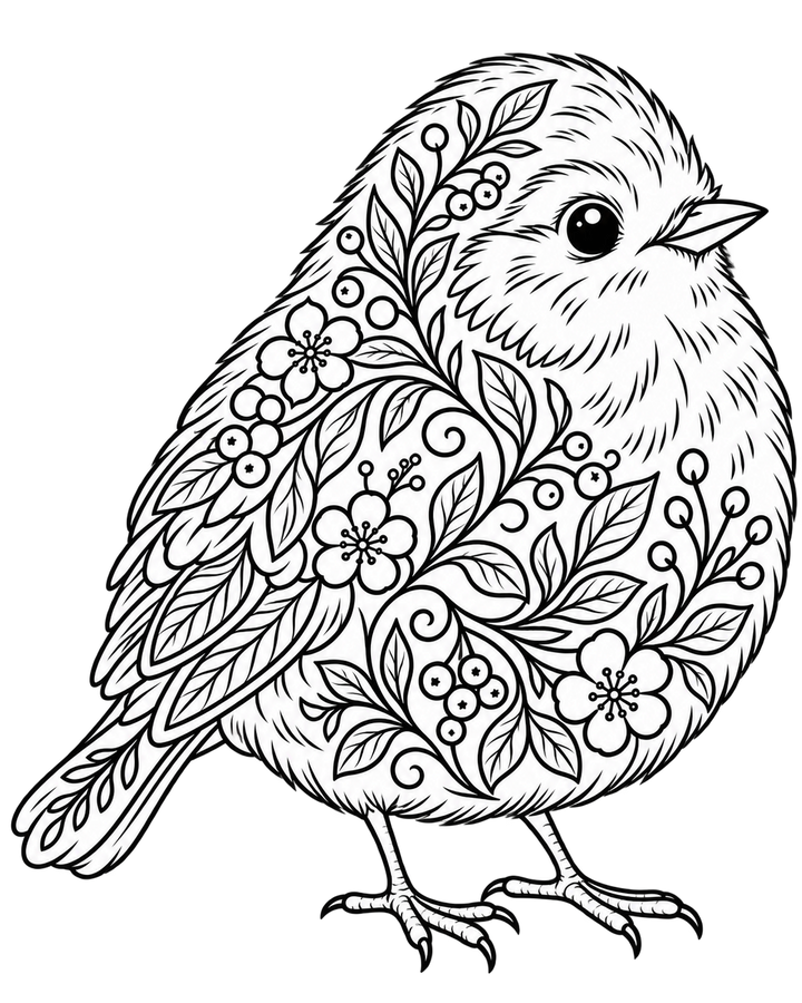 Decorative Creatures: Contemporary Crewelwork – Robin