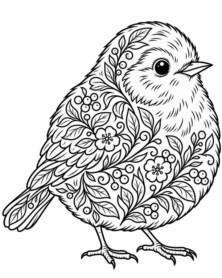 Decorative Creatures: Contemporary Crewelwork – Robin