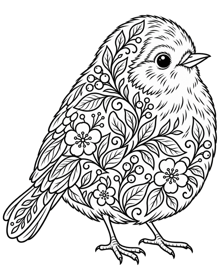 Decorative Creatures: Contemporary Crewelwork – Robin