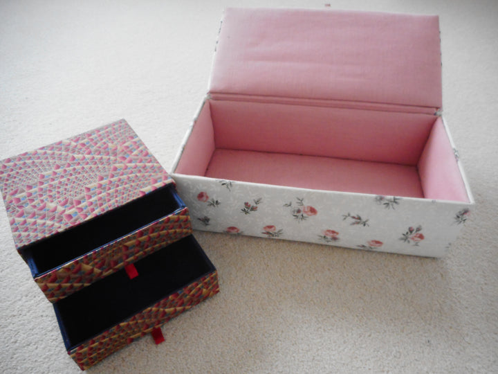 MAKING FABRIC COVERED BOXES WORKSHOP With Jenny Furlong