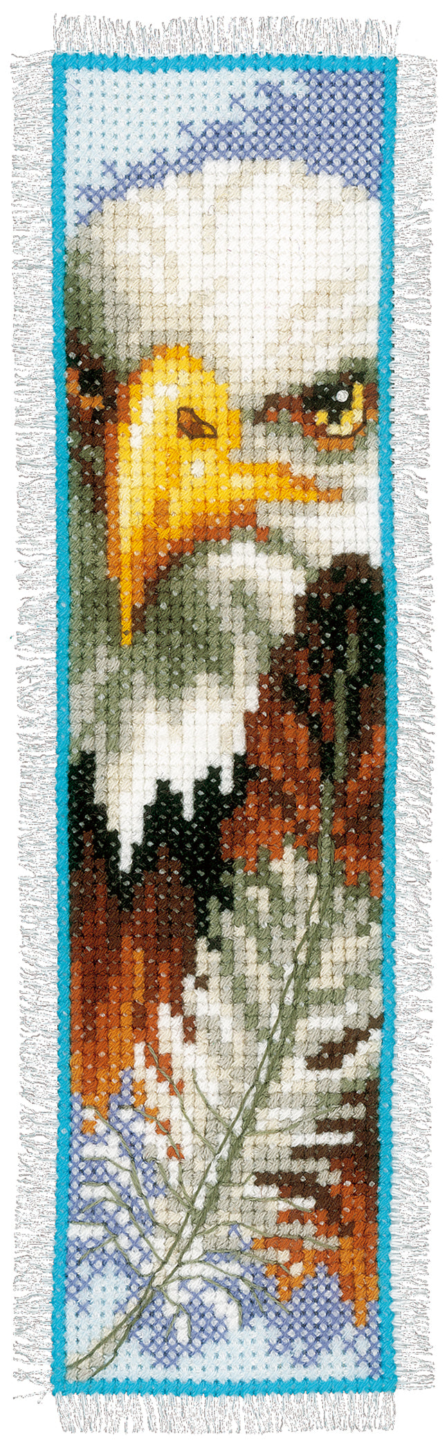 Counted Cross Stitch Kit: Bookmark: Eagle