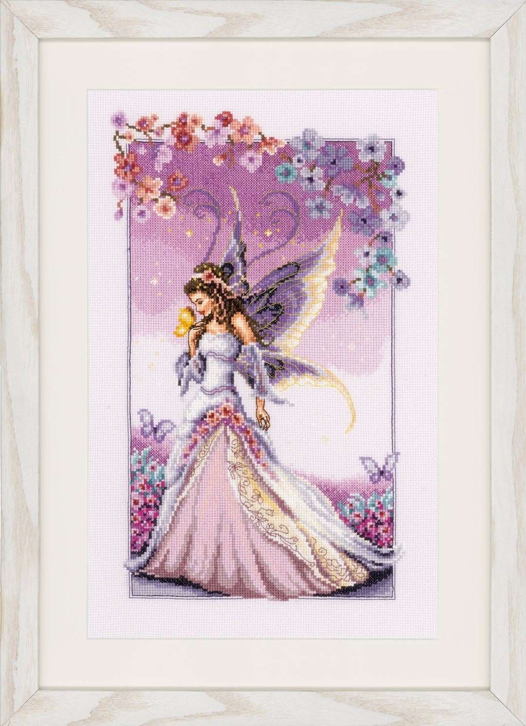 Counted Cross Stitch Kit: Purple Fairy