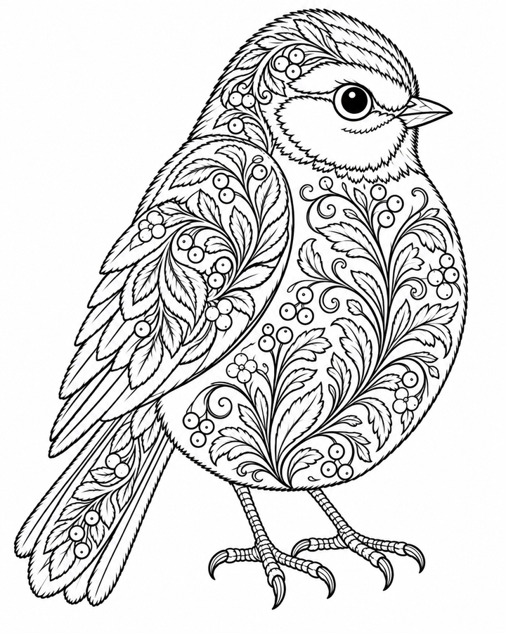 Decorative Creatures: Contemporary Crewelwork – Bird