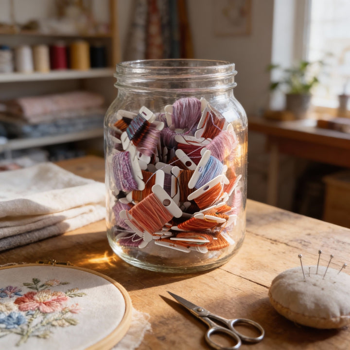 Hand-Dyed Embroidery Threads